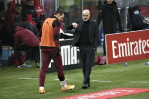 Pioli and Ibrahimovic - AC Milan