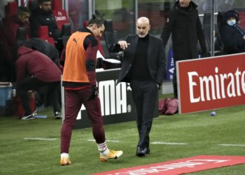 Pioli and Ibrahimovic - AC Milan