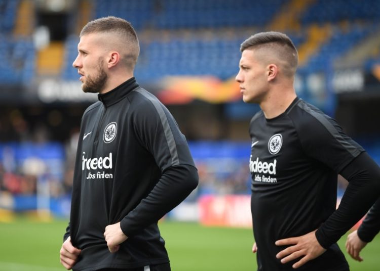 Luka Jovic and Ante Rebic