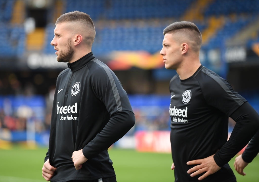 Luka Jovic and Ante Rebic