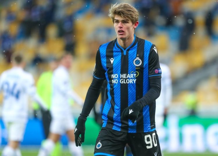 Charles de Ketelaere of Club Brugge