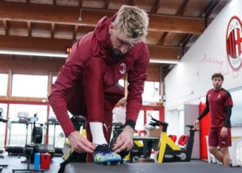 Milan squad training report this morning