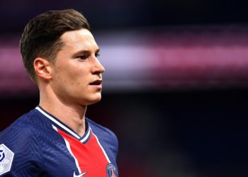 ulian Draxler of Paris Saint-Germain looks on during the Ligue 1 match between Paris Saint-Germain and Dijon FCO at Parc des Princes on October 24, 2020 in Paris, France Image credit: Getty Images