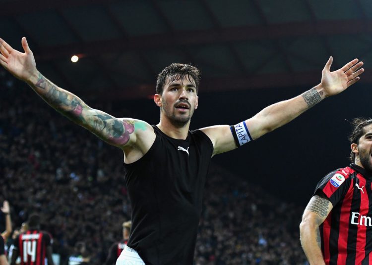 Alessio Romagnoli of AC Milan