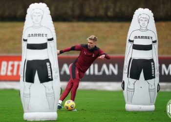 Technical and Tactical work today at Milanello