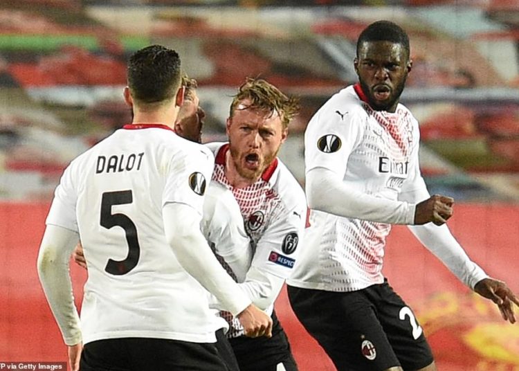 Kjaer: “The hand ball on Kessie’s goal wasn’t there, I talked to him”