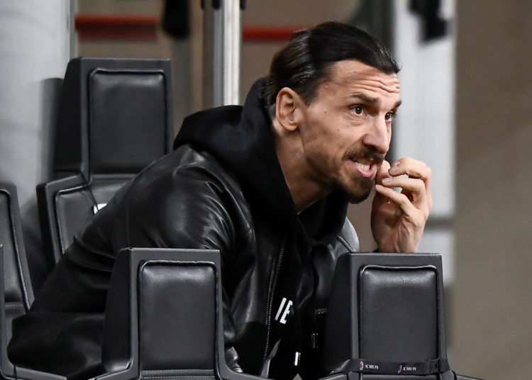 Zlatan Ibrahimovic of AC Milan