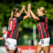 Natasha Dowie and Christy Grimshaw talk italian food, language barrier and their expectations for this season with AC Milan