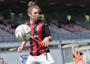 Valentina Bergamaschi to reach 60 appearances with AC Milan against Roma