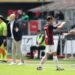 Sandro Tonali and Ismael Bennacer of AC Milan