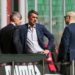Massara, Maldini and Gazidis of AC Milan