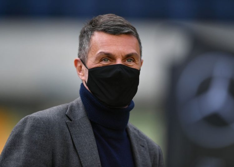 Paolo Maldini of AC Milan