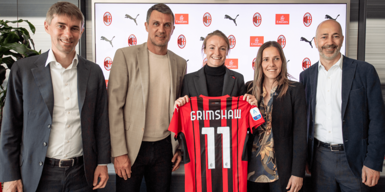 Official: Christy Grimshaw extends her stay at AC Milan