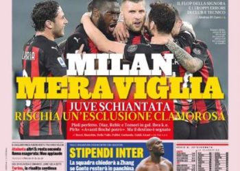 Gazzetta front page: Marvellous Milan