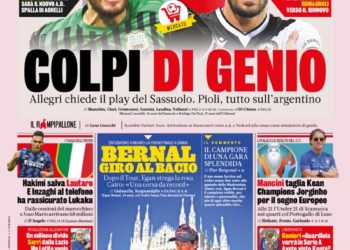 Gazzetta front page focuses on Milan and Juventus mercato targets “strokes of genius”