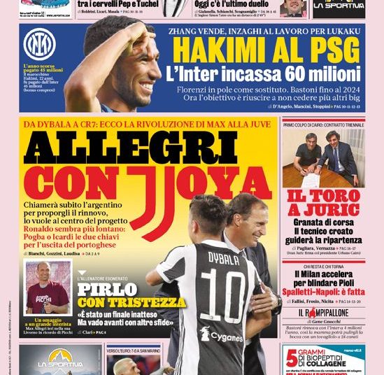 Gazzetta front page: Accelerations for Pioli’s renewal