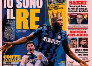 Gazzetta front page: “CR7 and Gigio, they will leave without Champions League”