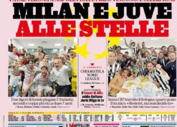 Gazzetta front page: AC Milan to the stars