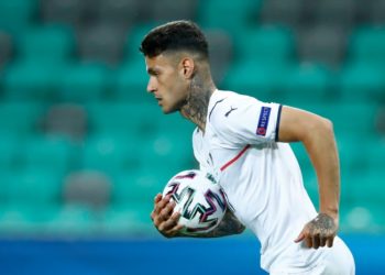 Gianluca Scamacca of Sassuolo