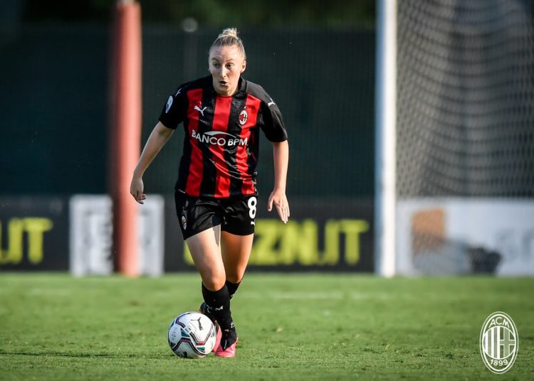 Caroline Rask bids farewell to AC Milan on social media