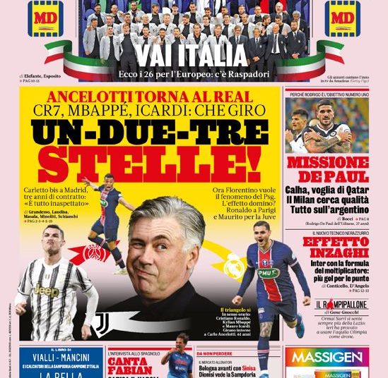 Gazzetta front page: Calhanoglu wants Qatar. Milan identify his heir as the hunt for quality is on