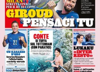 Gazzetta front page: Giroud wants to play with Zlatan Ibrahimovic