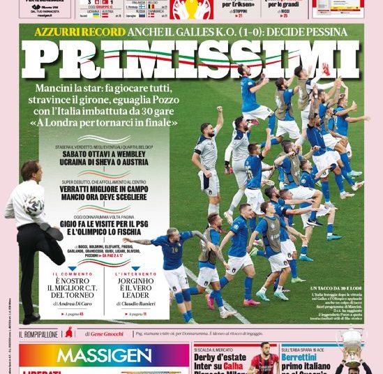 Gazzetta front page: Inter moves for Calhanoglu this summer with Milan responding: Mattia Zaccagni