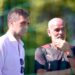 Paolo Maldini and Stefano Pioli of AC Milan