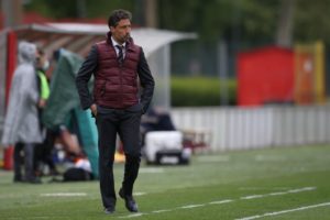 Milan Primavera coach Federico Giunti