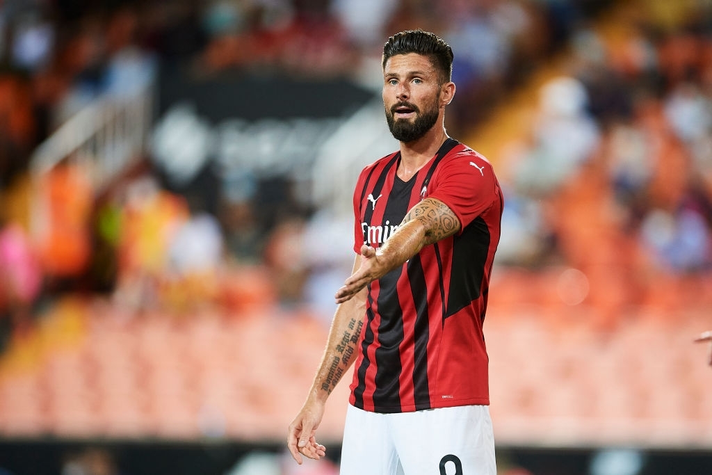 Official: AC Milan striker Olivier Giroud tests negative to COVID-19
