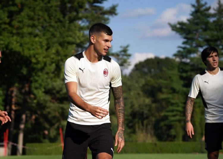 Pietro Pellegri of AC Milan
