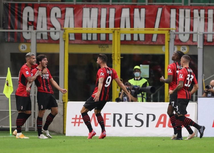 Gazzetta: AC Milan player ratings in big win against Cagliari. Giroud and Tonali: men of the match