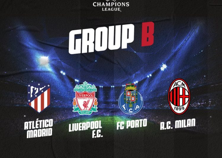 Official: AC Milan set for group B battle