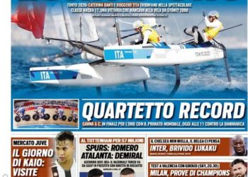 Tuttosport front page: Valencia – AC Milan, a Champions League test with Giroud