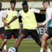 Franck Kessie of AC Milan in group training