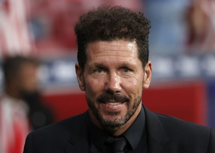 Atletico Madrid coach Diego Simeone