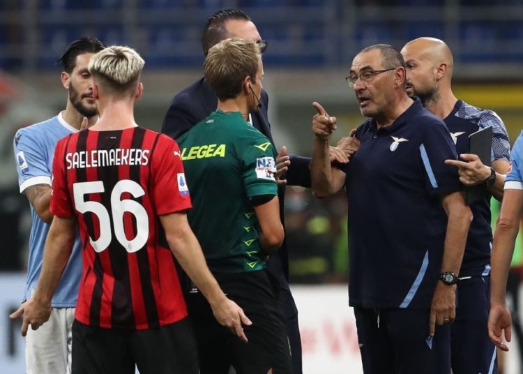 Sarri: “A boy made an unacceptable gesture but Ibrahimovic intervened…”