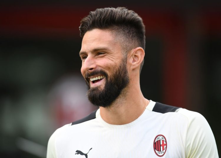 Giroud of AC Milan