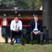 AC Milan managers Paolo Maldini and Frederic Massara