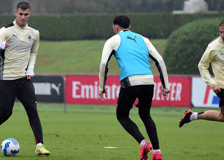 Back to work at Milanello after the Atalanta clash