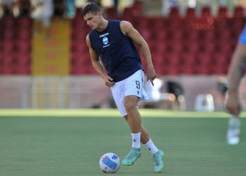 AC Milan loanee Lorenzo Colombo at SPAL