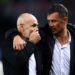 Stefano Pioli and Paolo Maldini of AC Milan