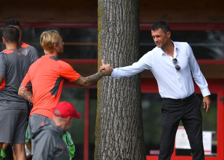 Kjaer and Maldini AC Milan