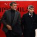 Maldini and Massara of AC Milan