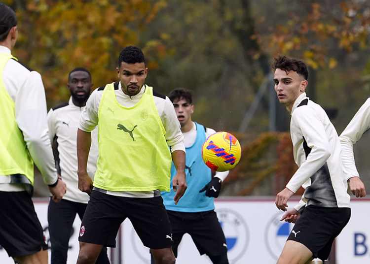 Training at Milanello