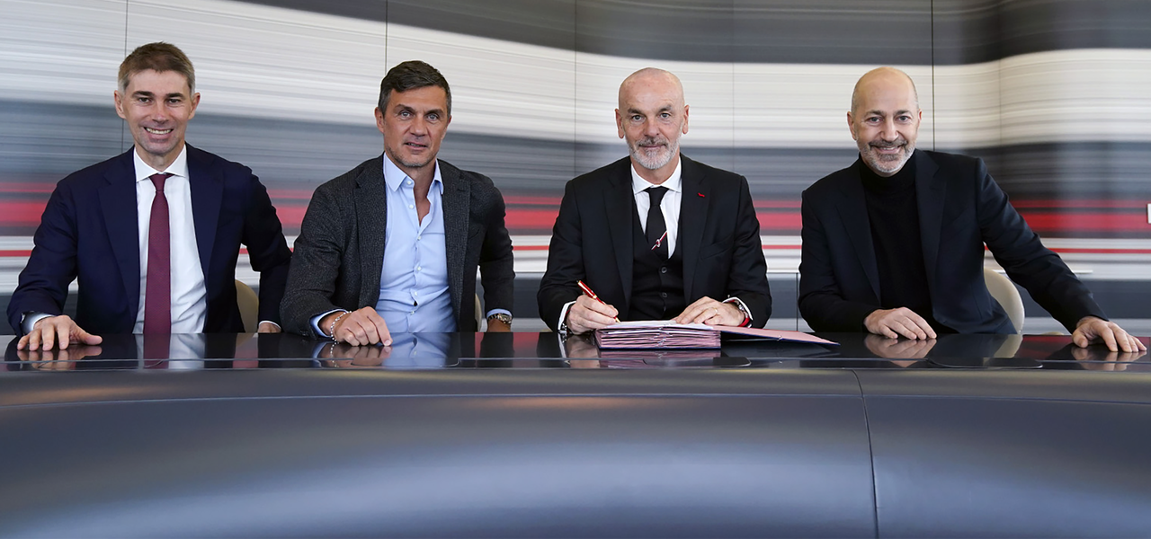 Pioli, Gazidis, Massara, and Maldini