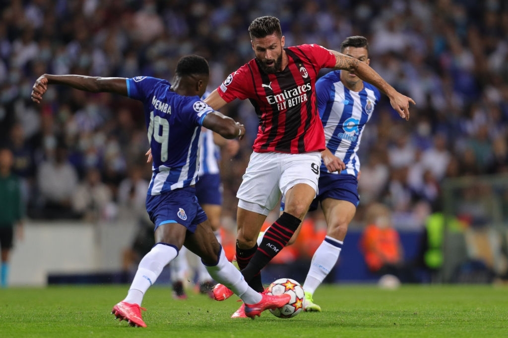 Olivier Giroud of AC Milan