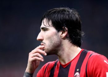 Sandro Tonali of AC Milan