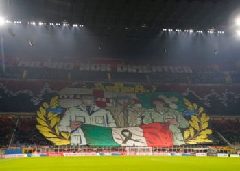 Curva Sud banner deby