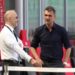 Maldini and gazidis of Stefano Pioli